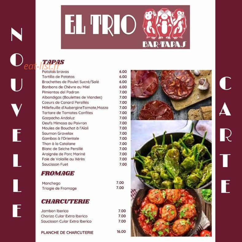 El Trio — carte page 1