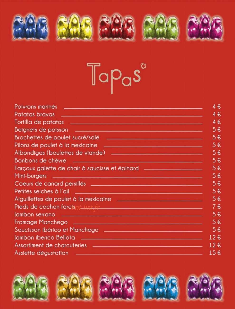 El Trio — carte page 1