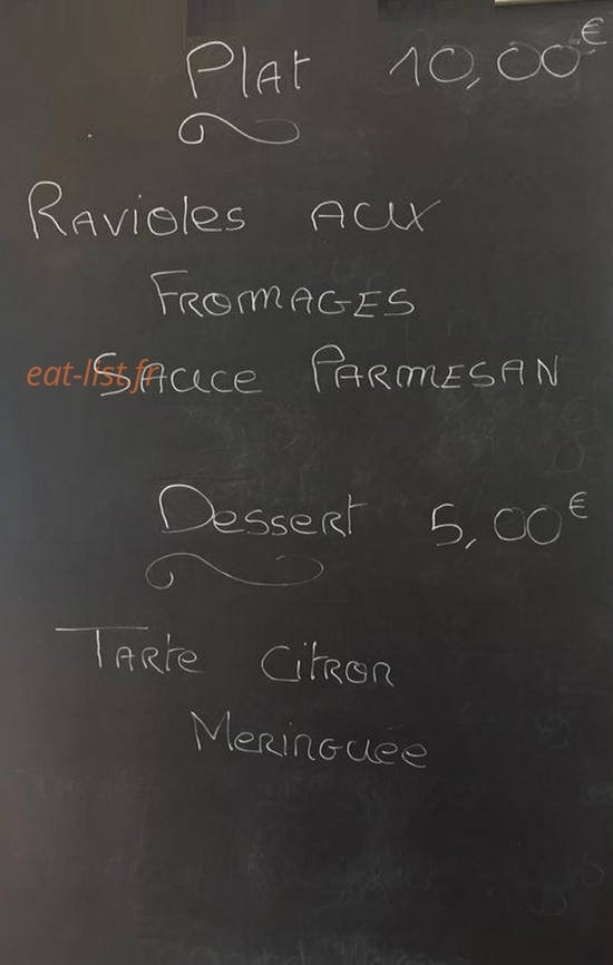 Food Village — carte page 1