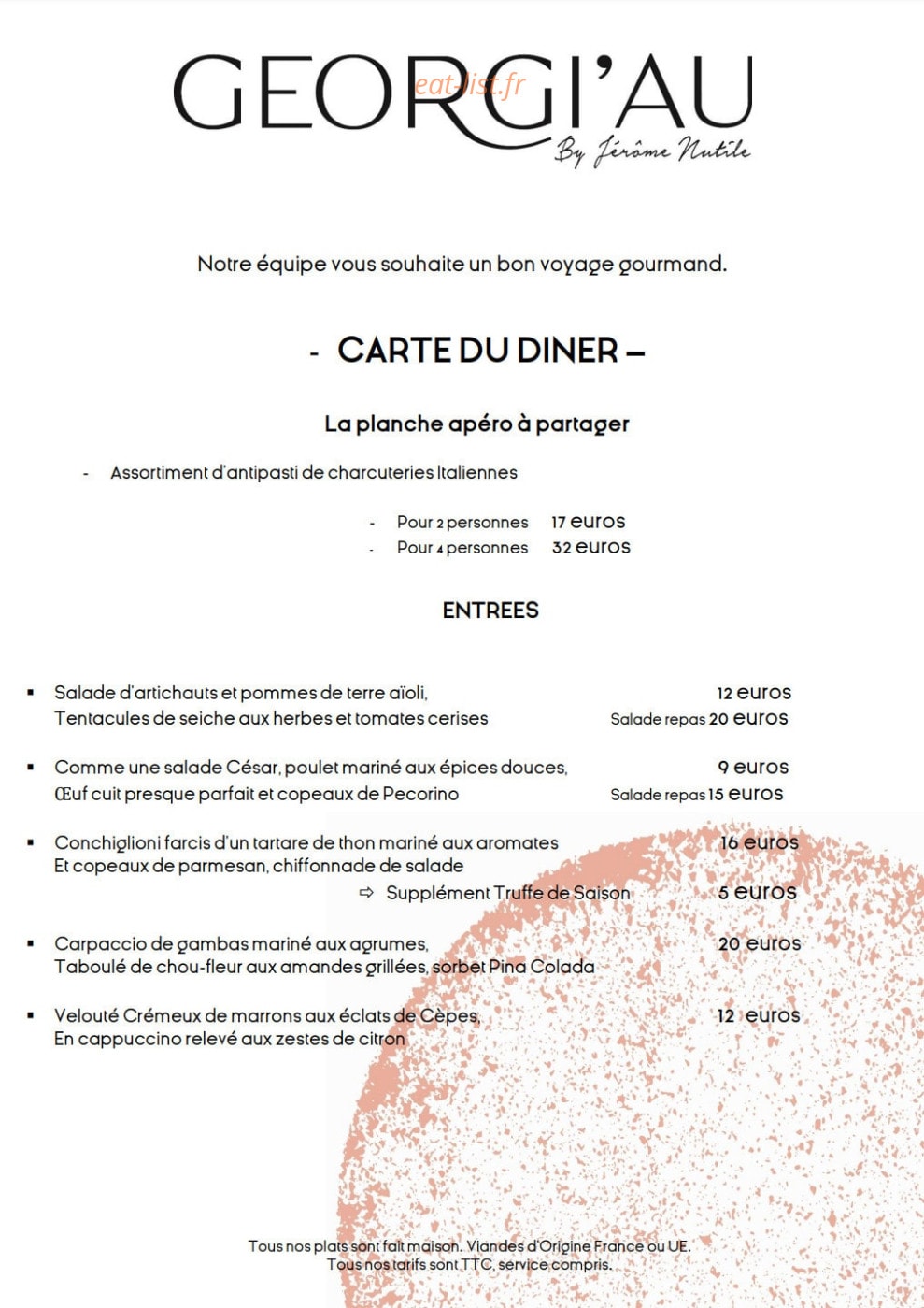 Georgi'AU By Jérôme — carte page 9