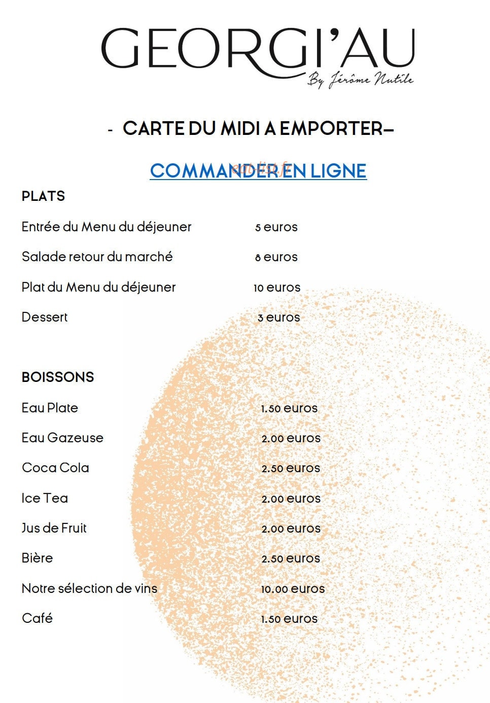 Georgi'AU By Jérôme — carte page 3