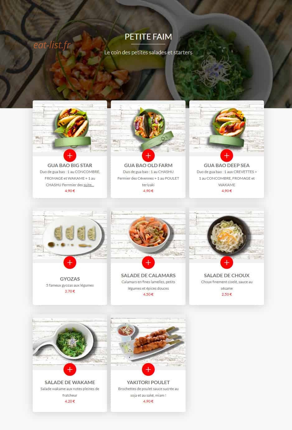 Go'suchi — carte page 1