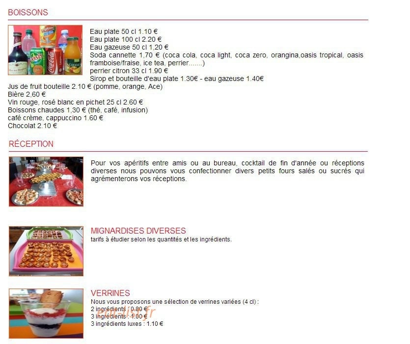 Id au Goût du Jour — carte page 5