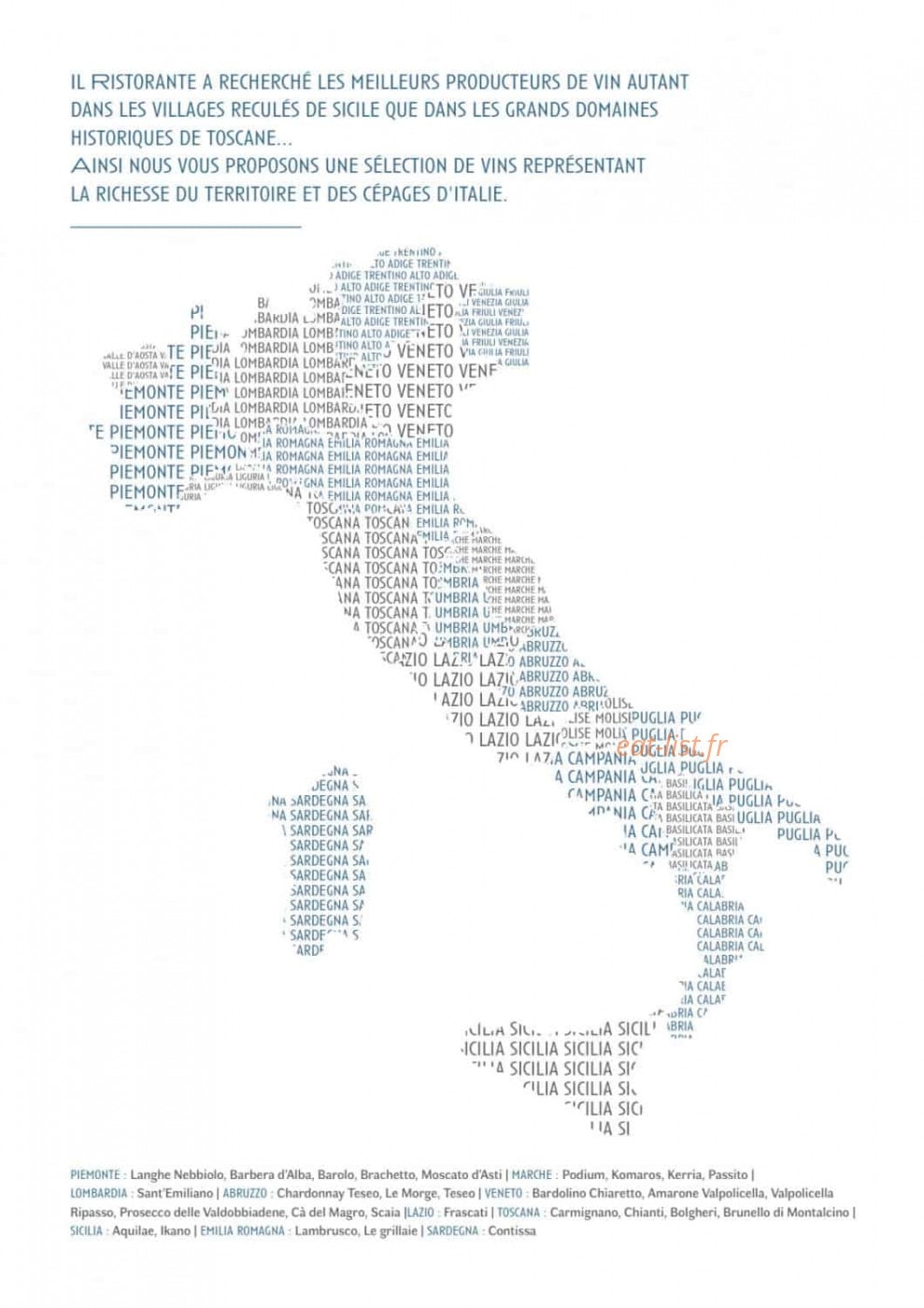 Il Ristorante — carte page 6