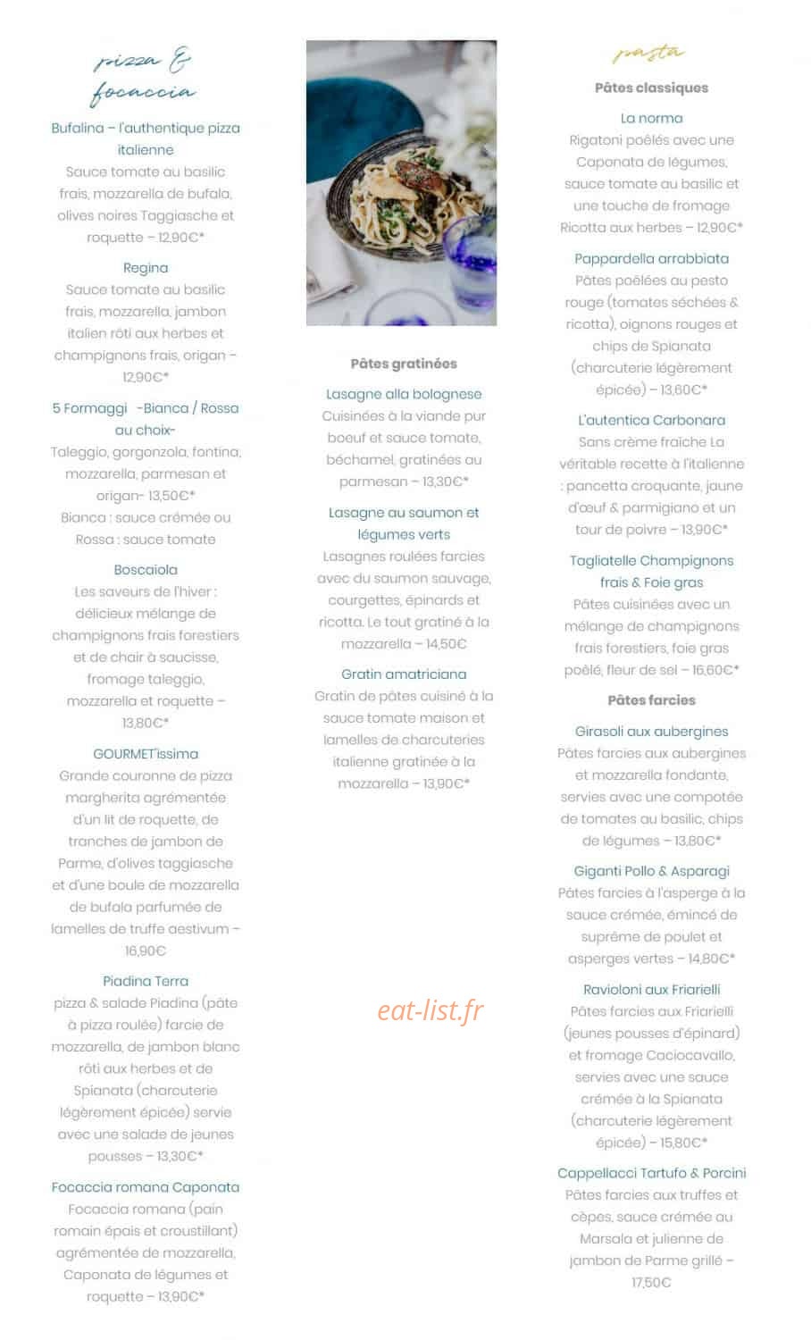 Il Ristorante — carte page 3
