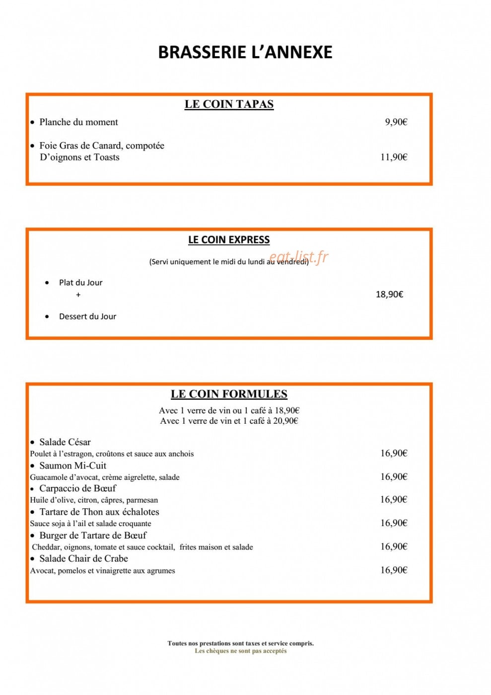 L'Annexe — carte page 1
