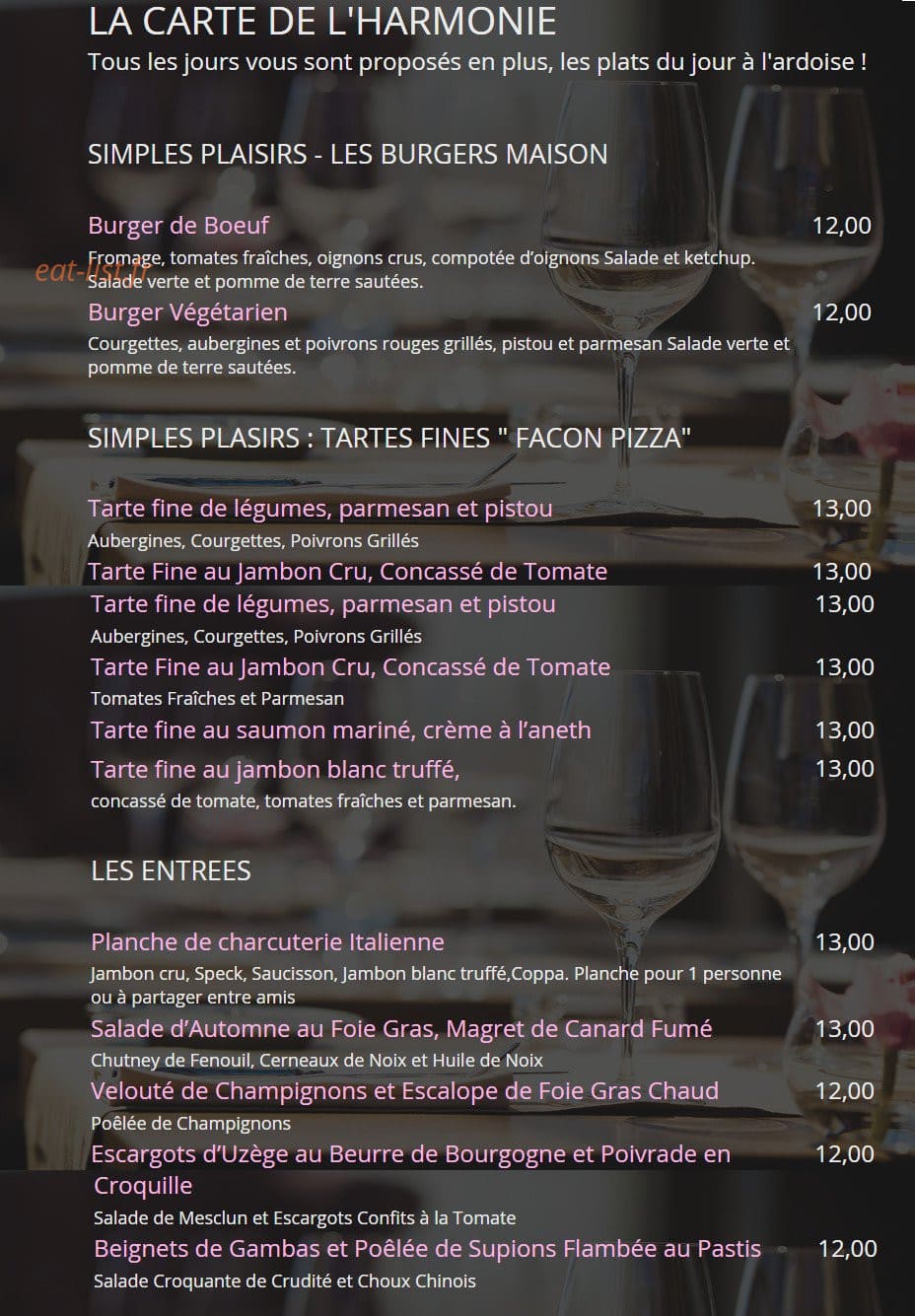 L'harmonie — carte page 1