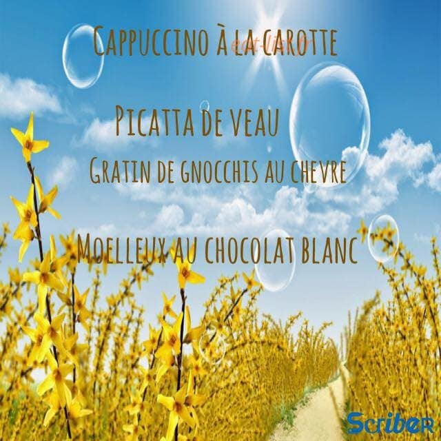 La Cantine — carte page 1