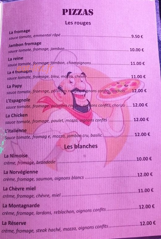 La Réserve — carte page 2