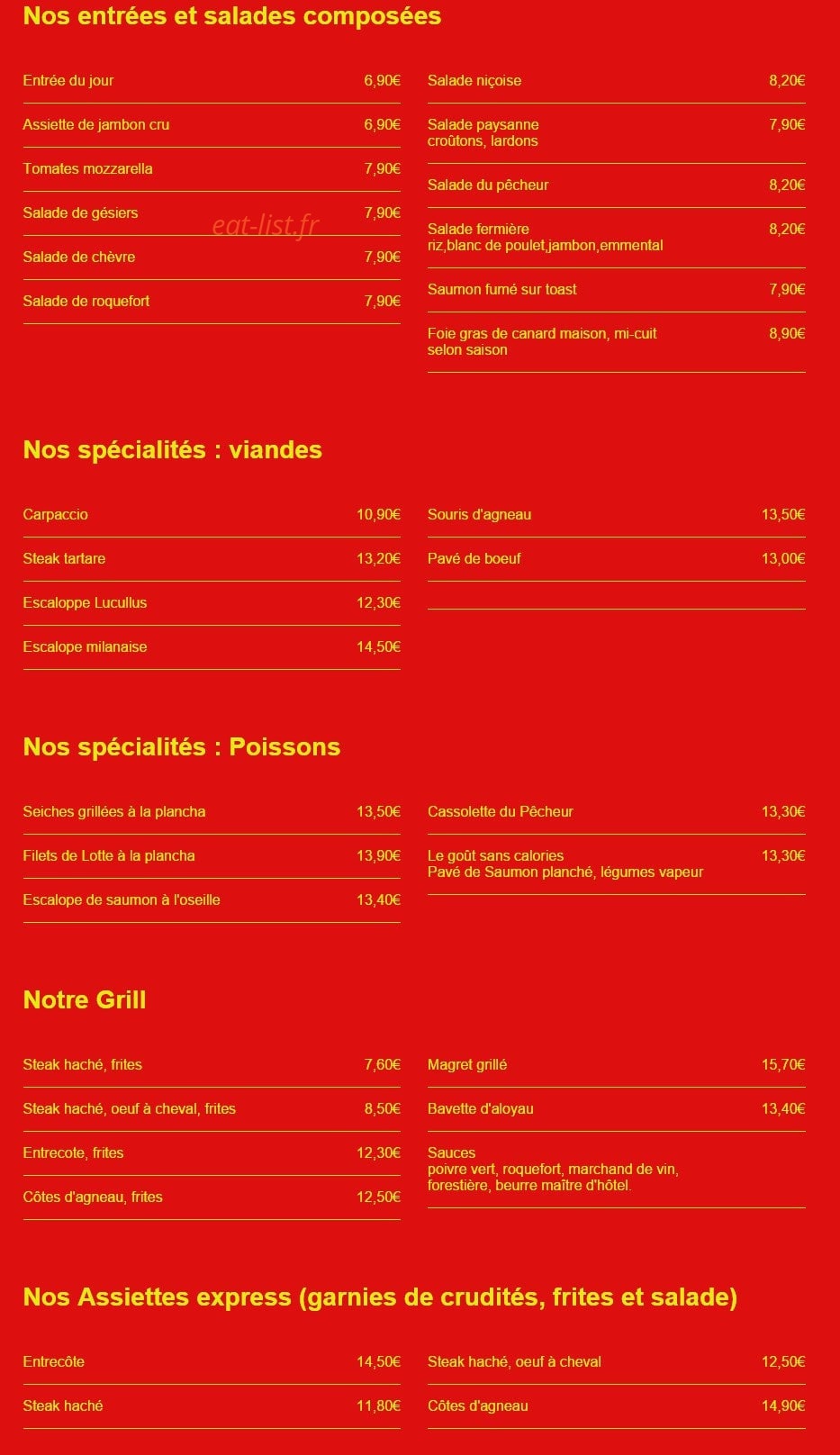 La Tosca — carte page 2