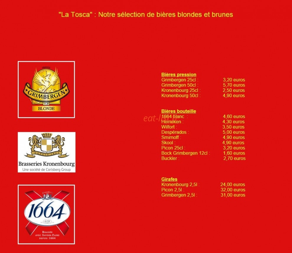 La Tosca — carte page 8
