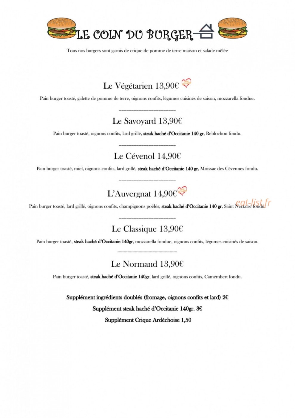 Le Bouchon des Greffes — carte page 6
