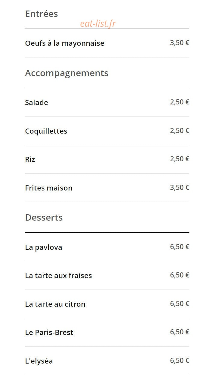Le Bouillon Nîmois — carte page 2
