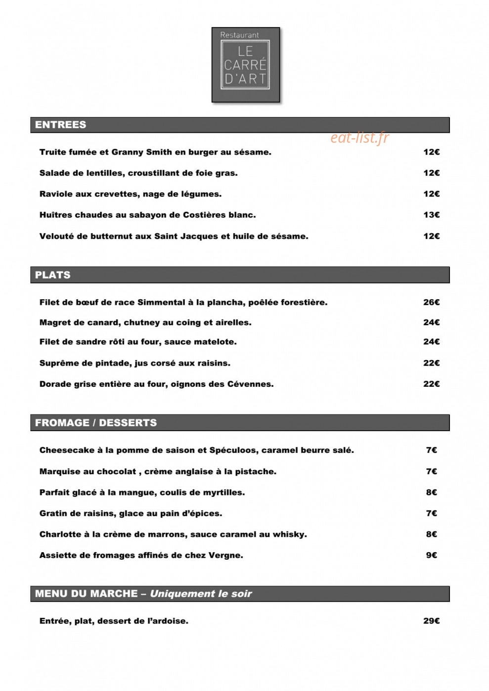 Le Carré d'Art — carte page 2