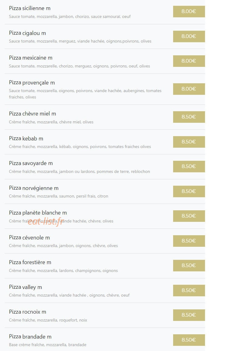 Le Cigalou — carte page 2