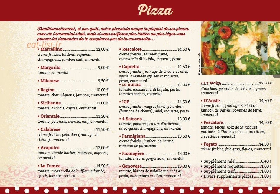 Le Marcellino — carte page 7