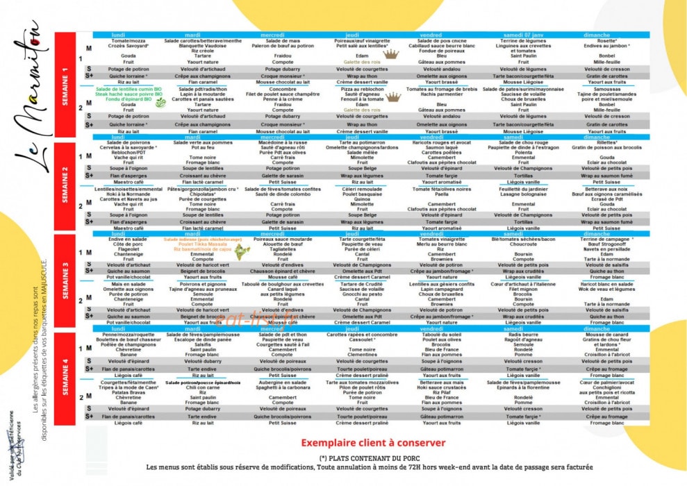Le Marmiton — carte page 3