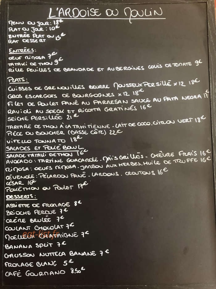 Le Moulin à Paroles — carte page 1
