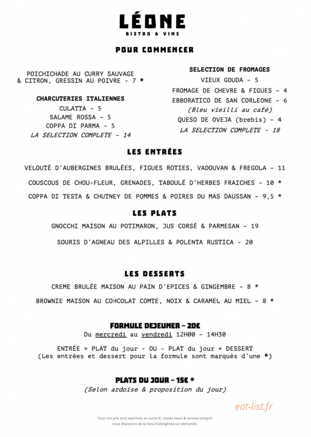 Léone — carte page 1