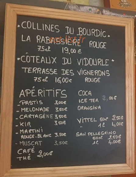 Les Bartavelles — carte page 1