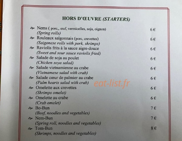 Les Trois Bonheurs — carte page 1