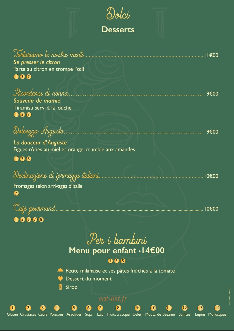 Livia a Tavola — carte page 4
