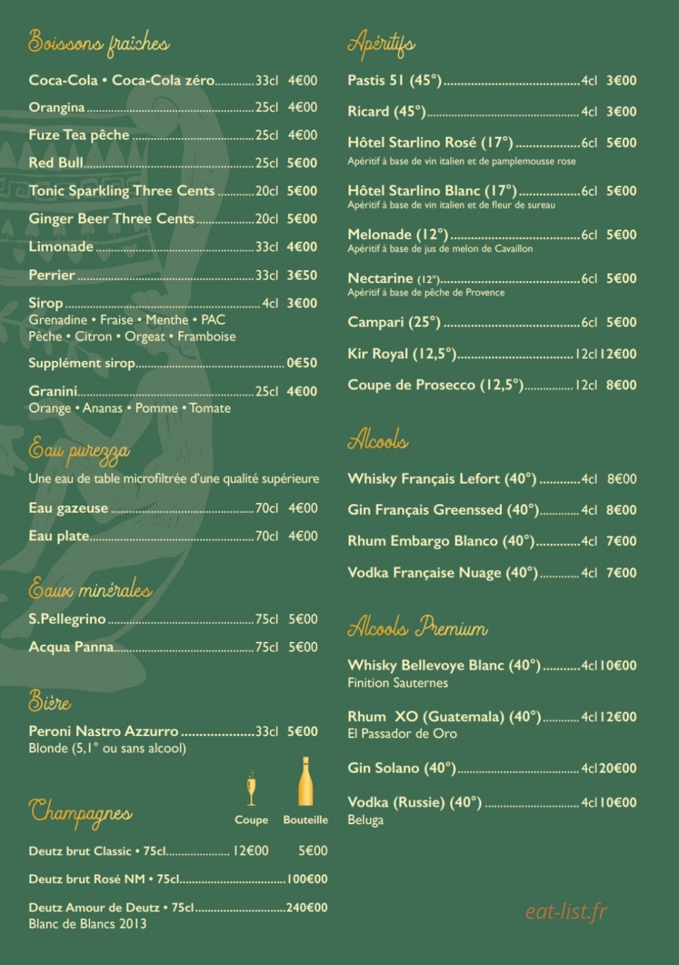 Livia a Tavola — carte page 6