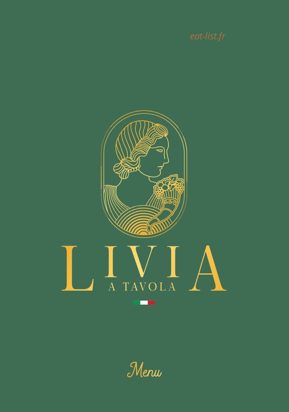 Livia a Tavola — carte page 1