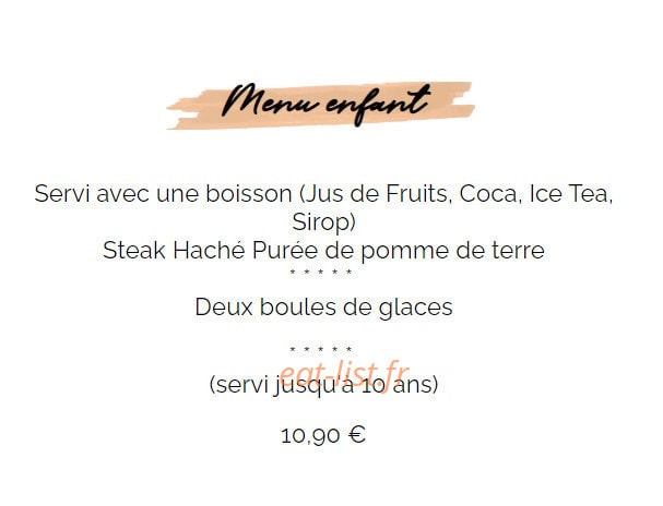 Lou Mas Café — carte page 4