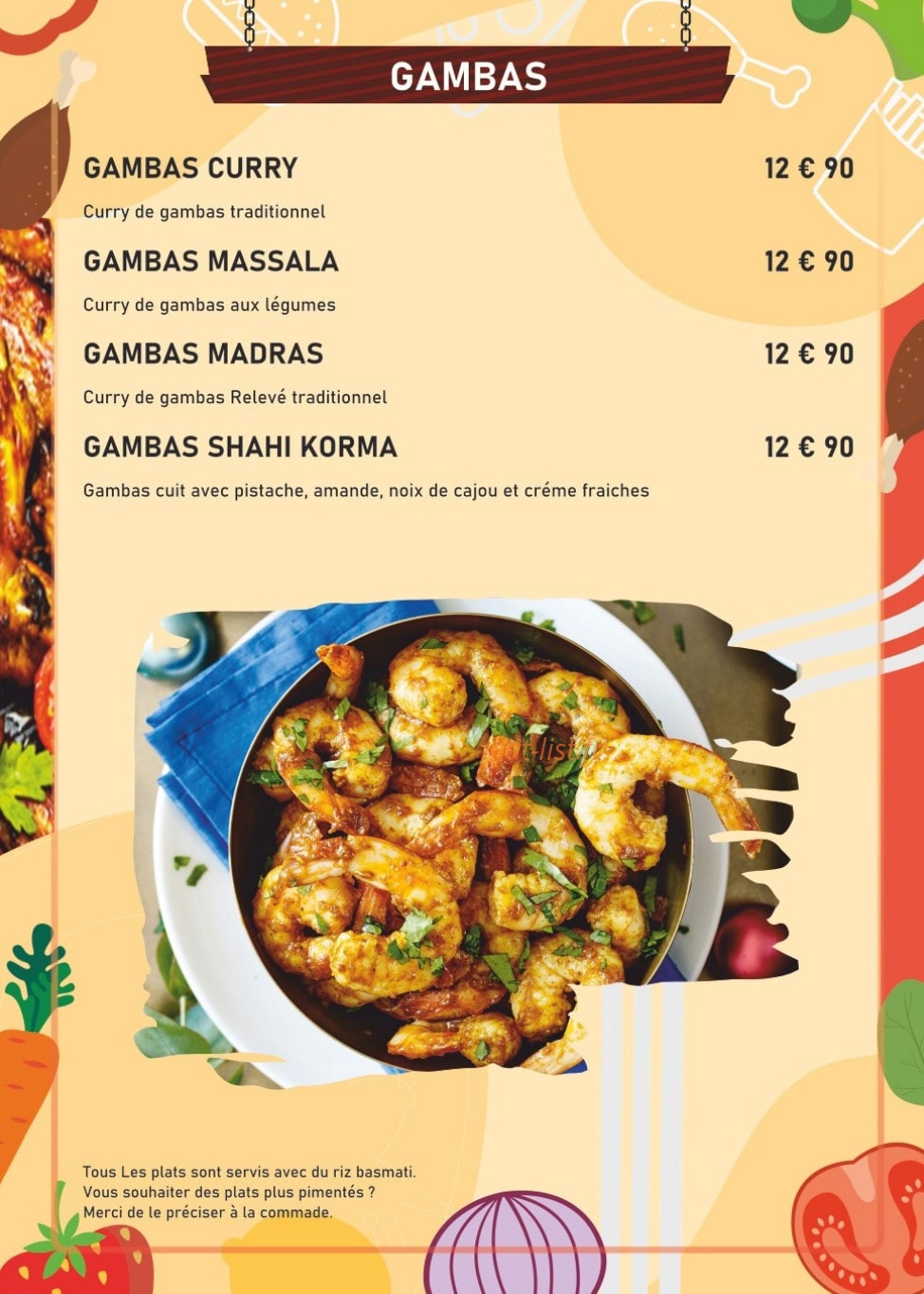 Namaste India — carte page 11