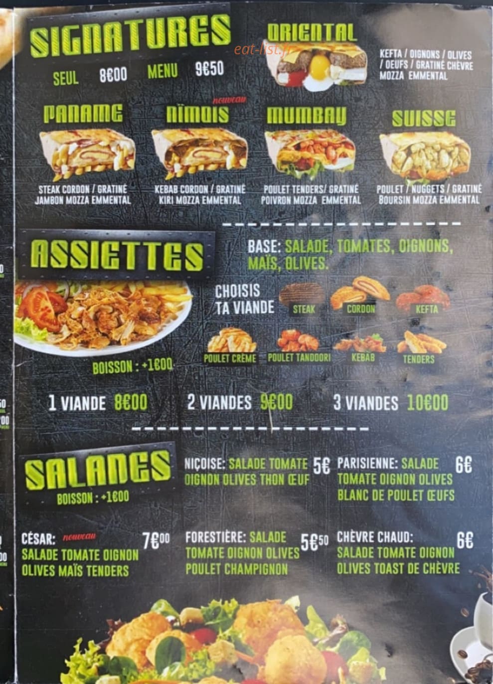Nts Naanstacos — carte page 2