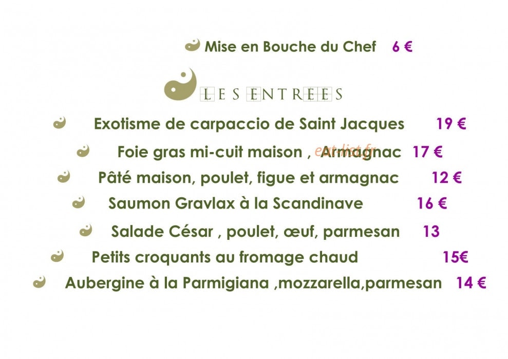 O Deux Là — carte page 2