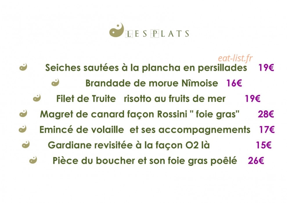 O Deux Là — carte page 3