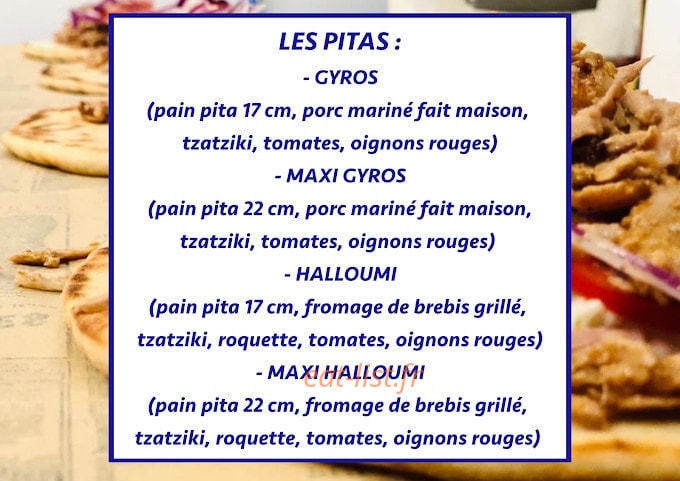 O Gyros — carte page 2
