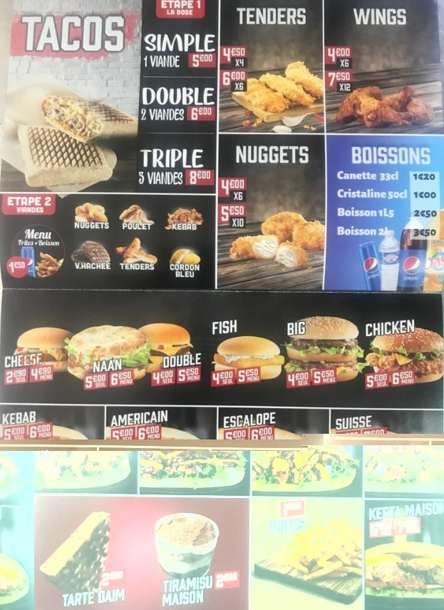 O'Pizz — carte page 2