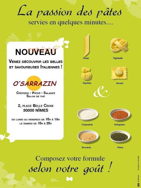 O'Sarrazin — carte page 1