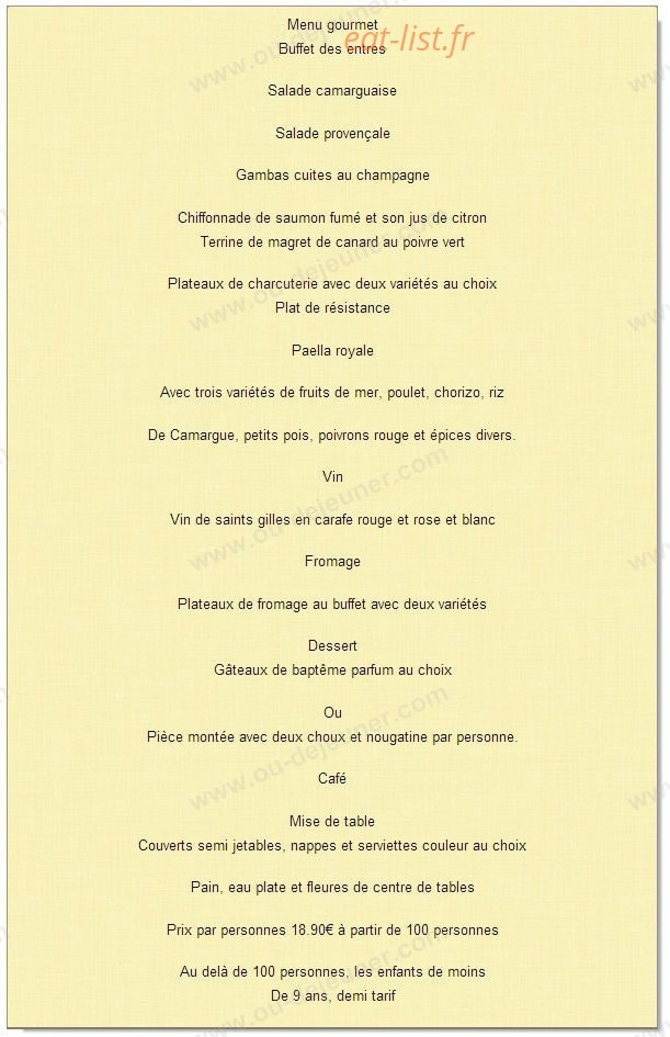 Paella del Sol — carte page 9