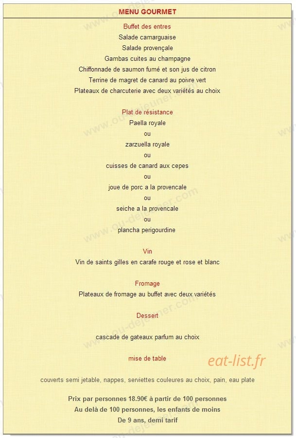 Paella del Sol — carte page 6
