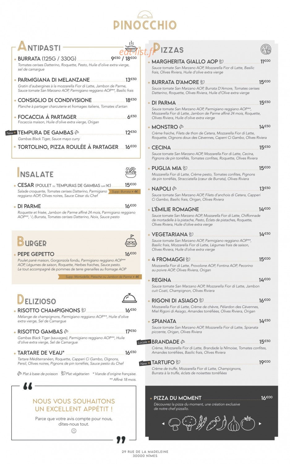 Pinocchio — carte page 1