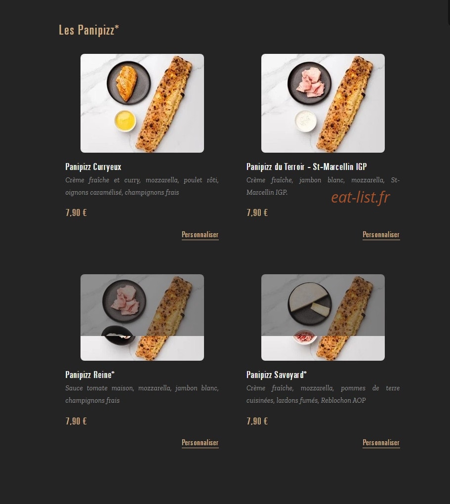 Pizza Cosy — carte page 5