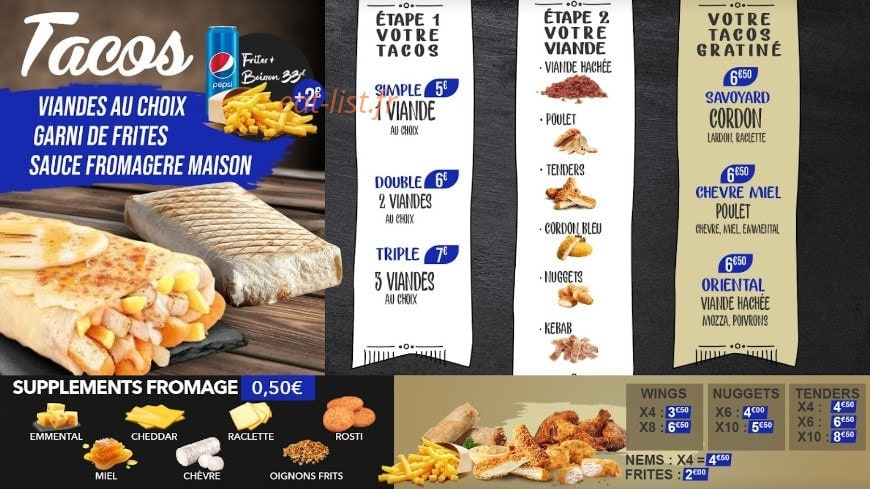 Pizza like — carte page 3