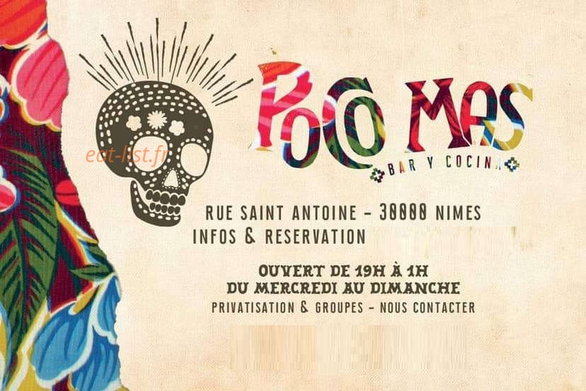 Poco Mas — carte page 1