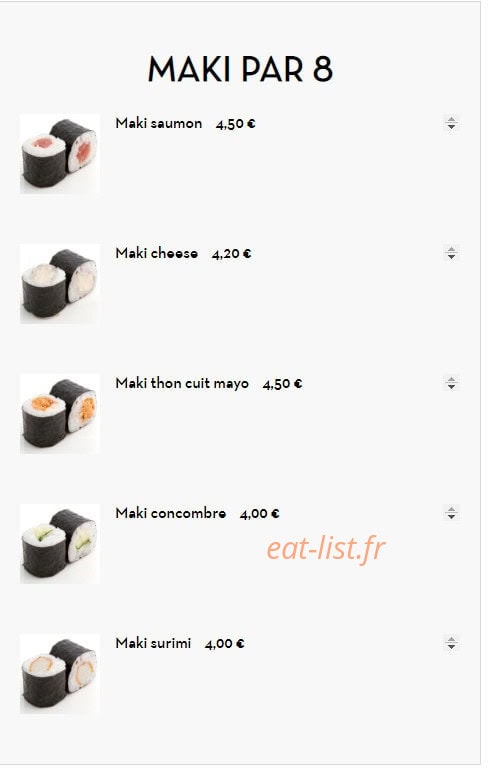 Restaurant dasian — carte page 3