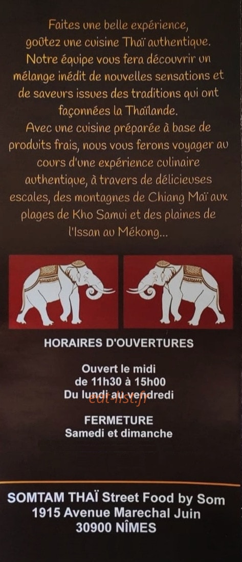 SomTam Thaï — carte page 6