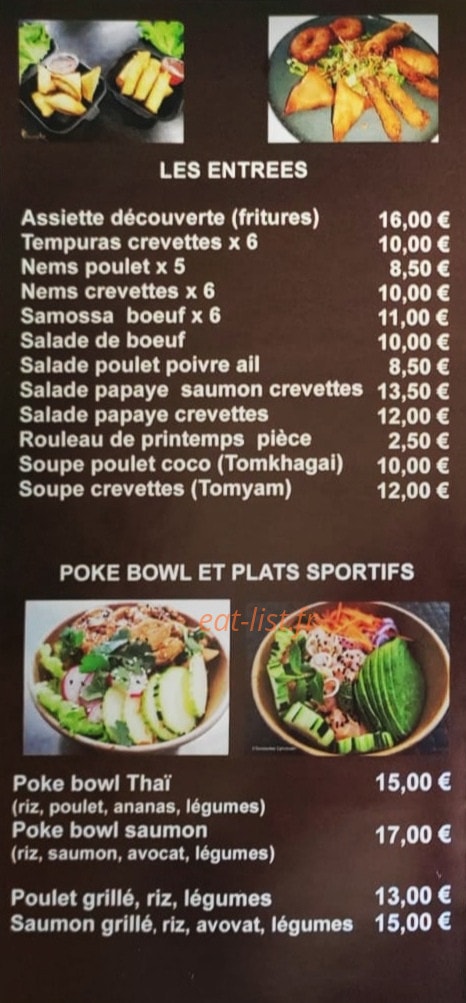 SomTam Thaï — carte page 2