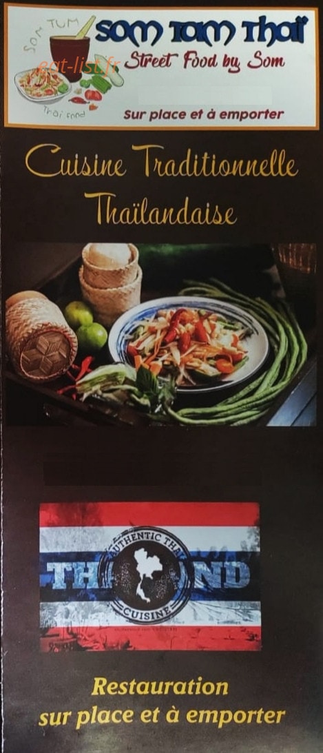 SomTam Thaï — carte page 1
