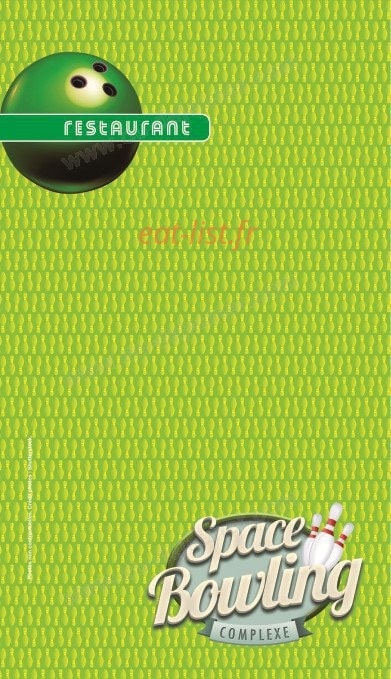 Space Bowling — carte page 1