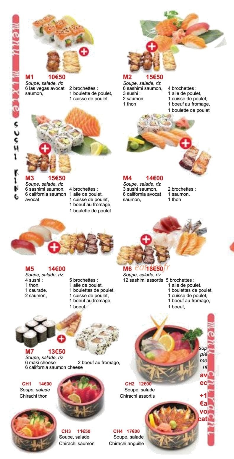 Sushi King à Nîmes - menu et photos
