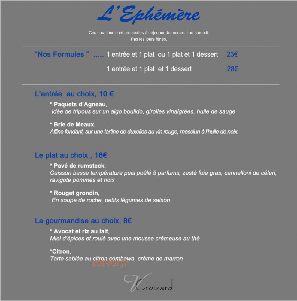 Vincent Croizard — carte page 1