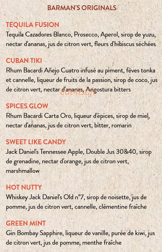 Au Bureau — carte page 9